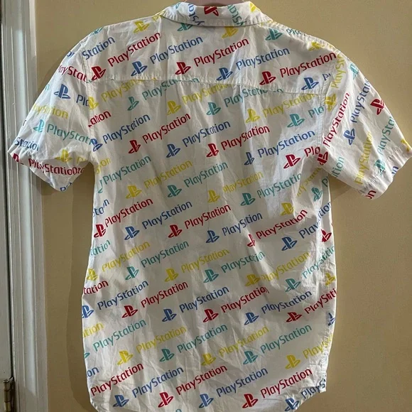 Sony Play Station men’s button up shirt - Picture 3 of 4